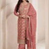 Silk Jacquard Embroidery -Harmony Shop Salwar Kameez C1257A 2