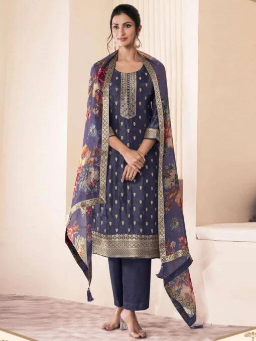 Lotus Silk Jacquard