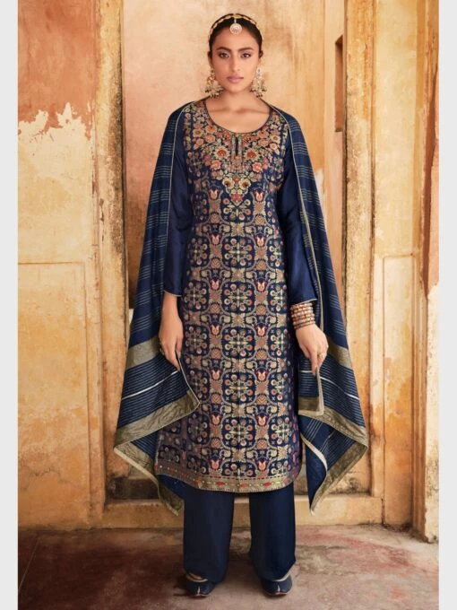 Silk Minakari Jacquard