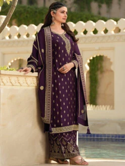Embroidered Jacquard & Silk