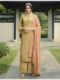Embroidered Pure Viscose Chinon