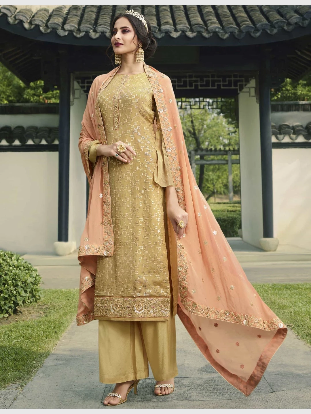 Embroidered Pure Viscose Chinon - Image 3