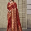 Zari On Soft Cotton -Harmony Shop Saree S079E 1