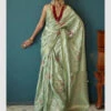 Soft Silk Embroidery -Harmony Shop Saree S118C 1