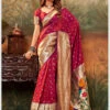 Silk & Zari Weaving -Harmony Shop Saree S123A 1