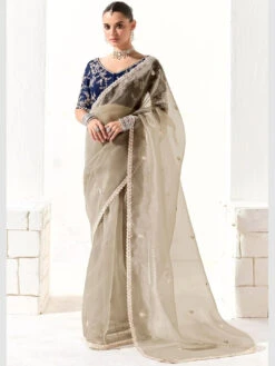 Embroidered Organza Tissue
