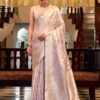 Embroidered Satin Silk -Harmony Shop Saree S126A 3
