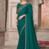 Sartin Silk Embroidery -Harmony Shop Saree S128D 4