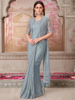 Georgette Net Embroidery