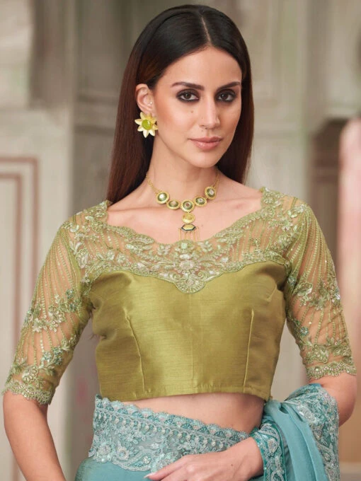 Georgette Silk Embroidery - Image 3