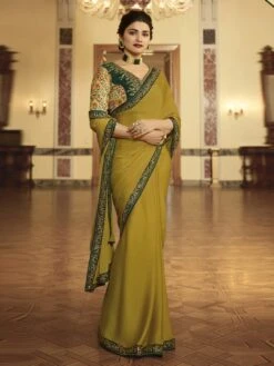 Heavy Embroidery On Silk