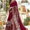 Silk & Georgette -Harmony Shop Saree S032B 486e5997 d108 4fd8 ac6f bd96625bbc8f