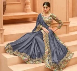 Gota Patti Lace On Silk -Harmony Shop Saree S20M 1 ecac1e21 1a2f 435e 9af1 7d3fa8212945