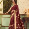 Designer Silk Embroidery -Harmony Shop Sari S009C 2