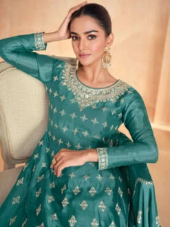 Embroidery Art Silk -Harmony Shop Sharara C1239B 2
