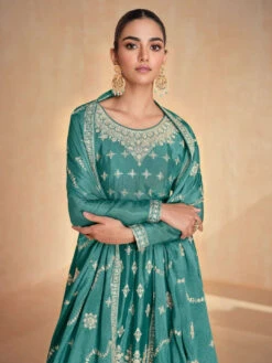Embroidery Art Silk -Harmony Shop Sharara C1239B 4