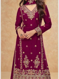 Embroidered Silk Chinon -Harmony Shop Sharara C1286B 3