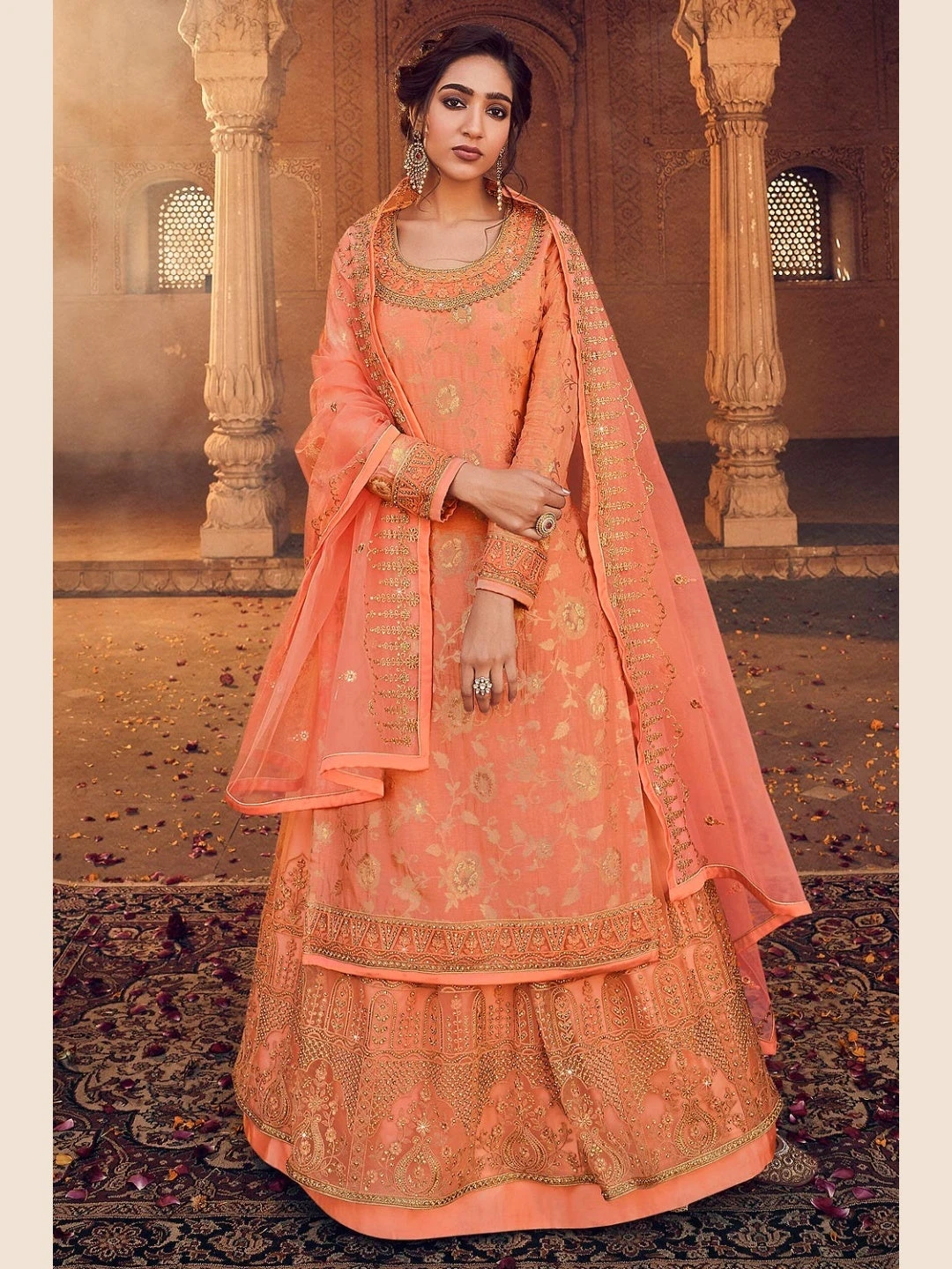 Pure Jacquard Embroidered