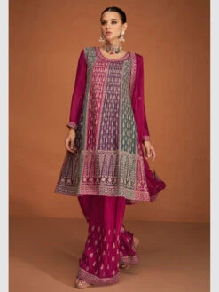 Embroidered Premium Chinnon Silk -Harmony Shop Sharara C929D 1